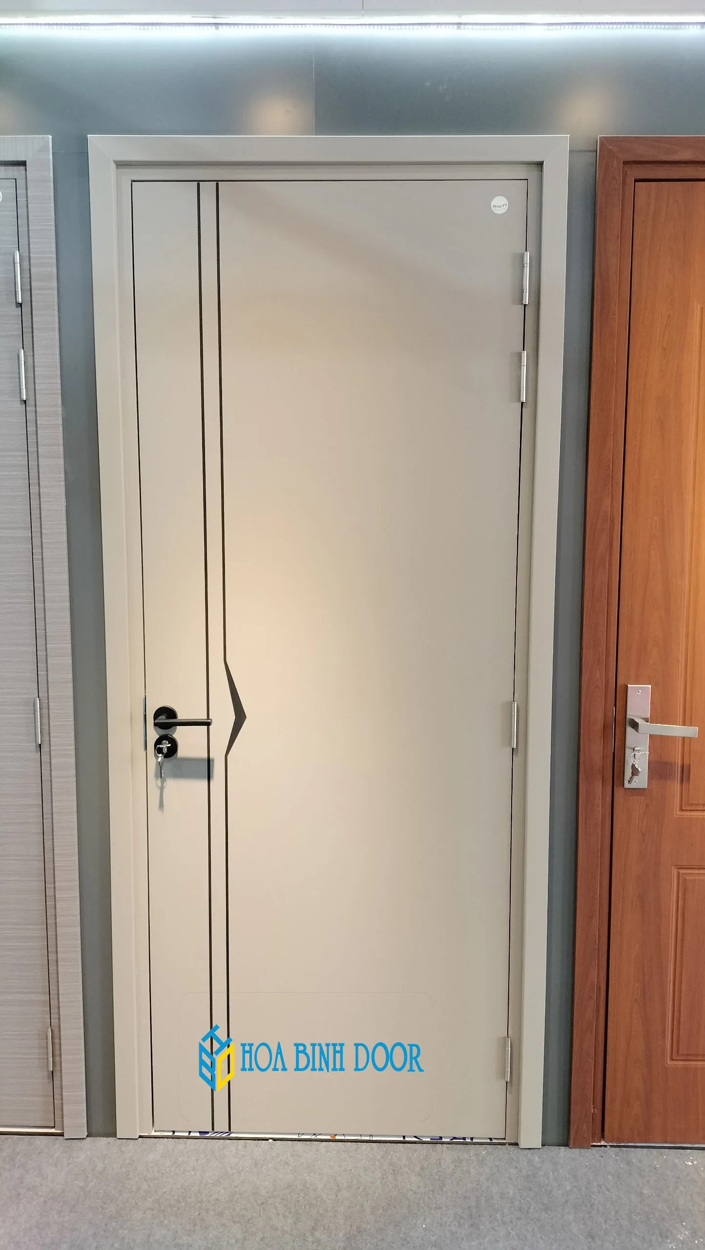 Cửa nhựa composite với thiết kế tối giản