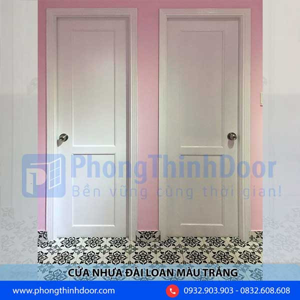 Cửa nhựa Đài Loan màu trắng cho nhà vệ sinh Đà Nẵng