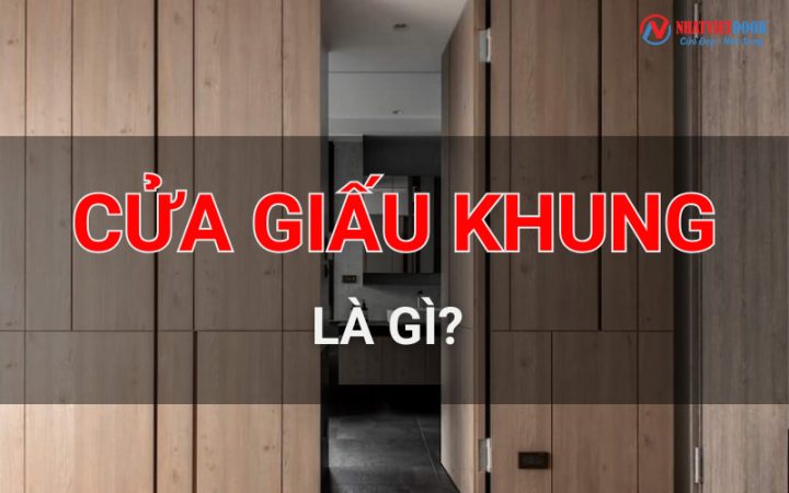 Cửa nhựa giấu khuôn