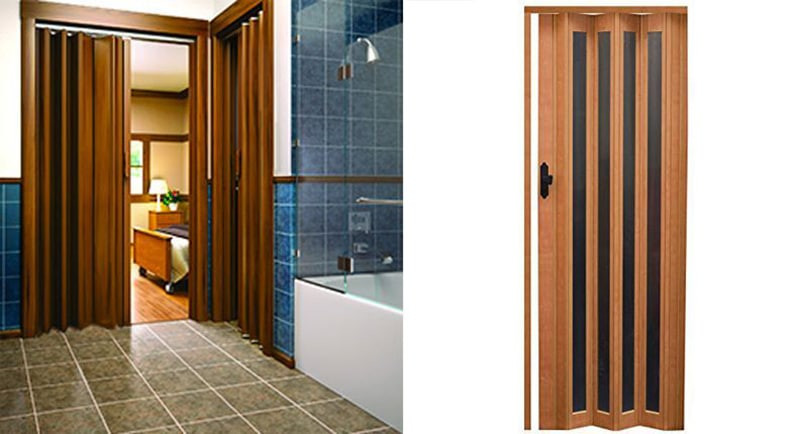 cửa nhựa kéo nhà tắm vân gỗ
