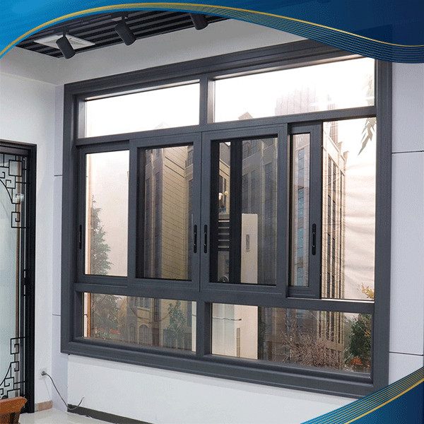 Cửa nhựa lõi thép uPVC Đà Nẵng này là loại cửa sổ mở lùa 4 cánh với thiết kế đặc biệt để mang lại không gian thoáng - đẹp