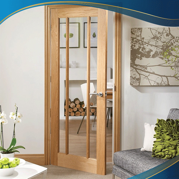 Cửa nhựa lõi thép vân gỗ 1 cánh chia đố