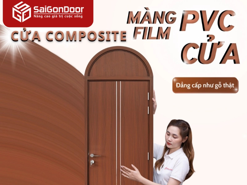Cửa nhựa PVC giả gỗ