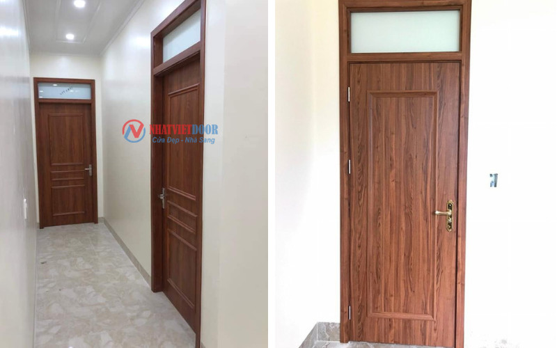 Cửa nhựa Sungyu có ô thoáng 01
