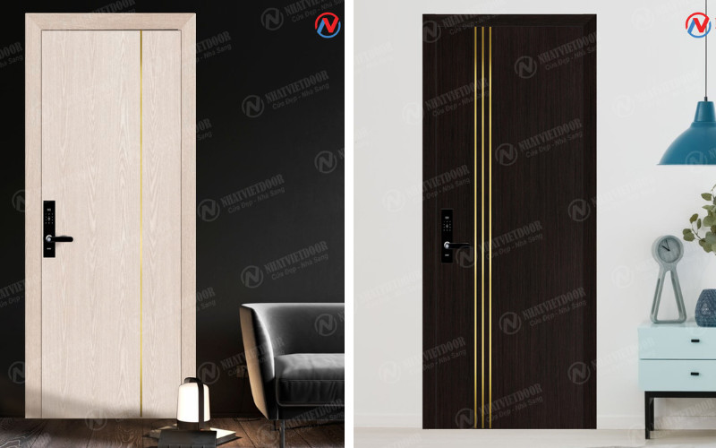 Cửa nhựa Sungyu gắn phào chỉ 256