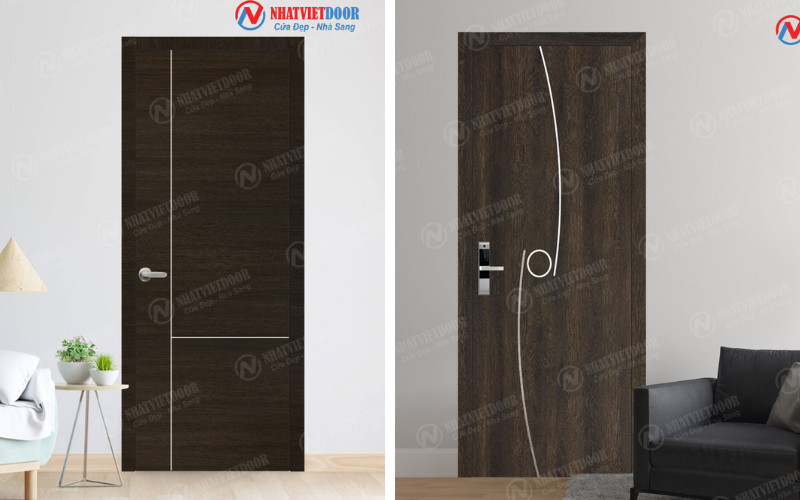 Cửa nhựa Sungyu gắn phào chỉ 965