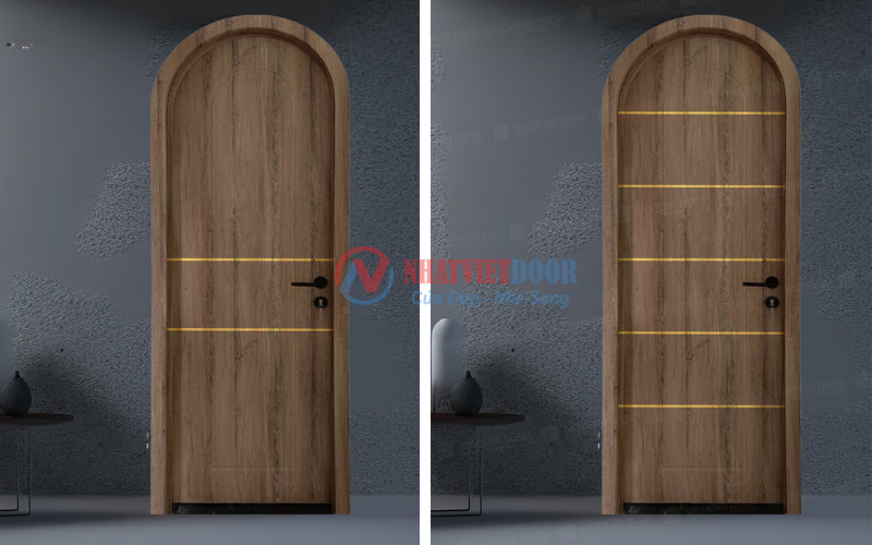 Cửa nhựa Sungyu vòm mẫu 265 ấn tượng