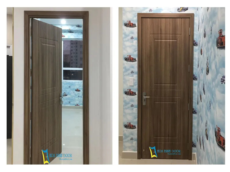 Cửa nhựa vân gỗ ABS Hàn Quốc sang trọng
