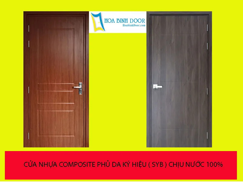 Cửa nhựa vân gỗ Composite phủ da