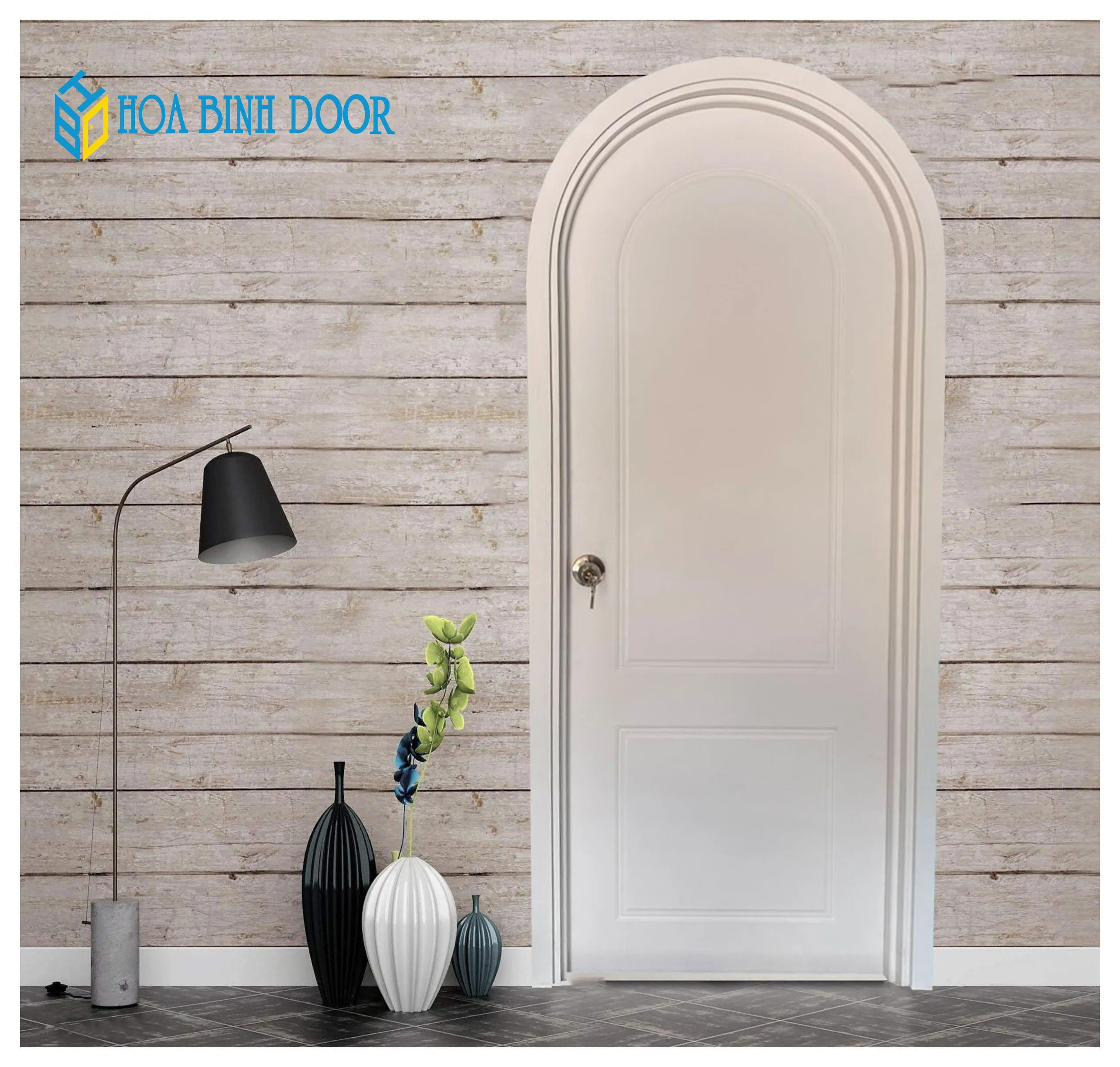Cửa vòm nhựa composite sơn PU