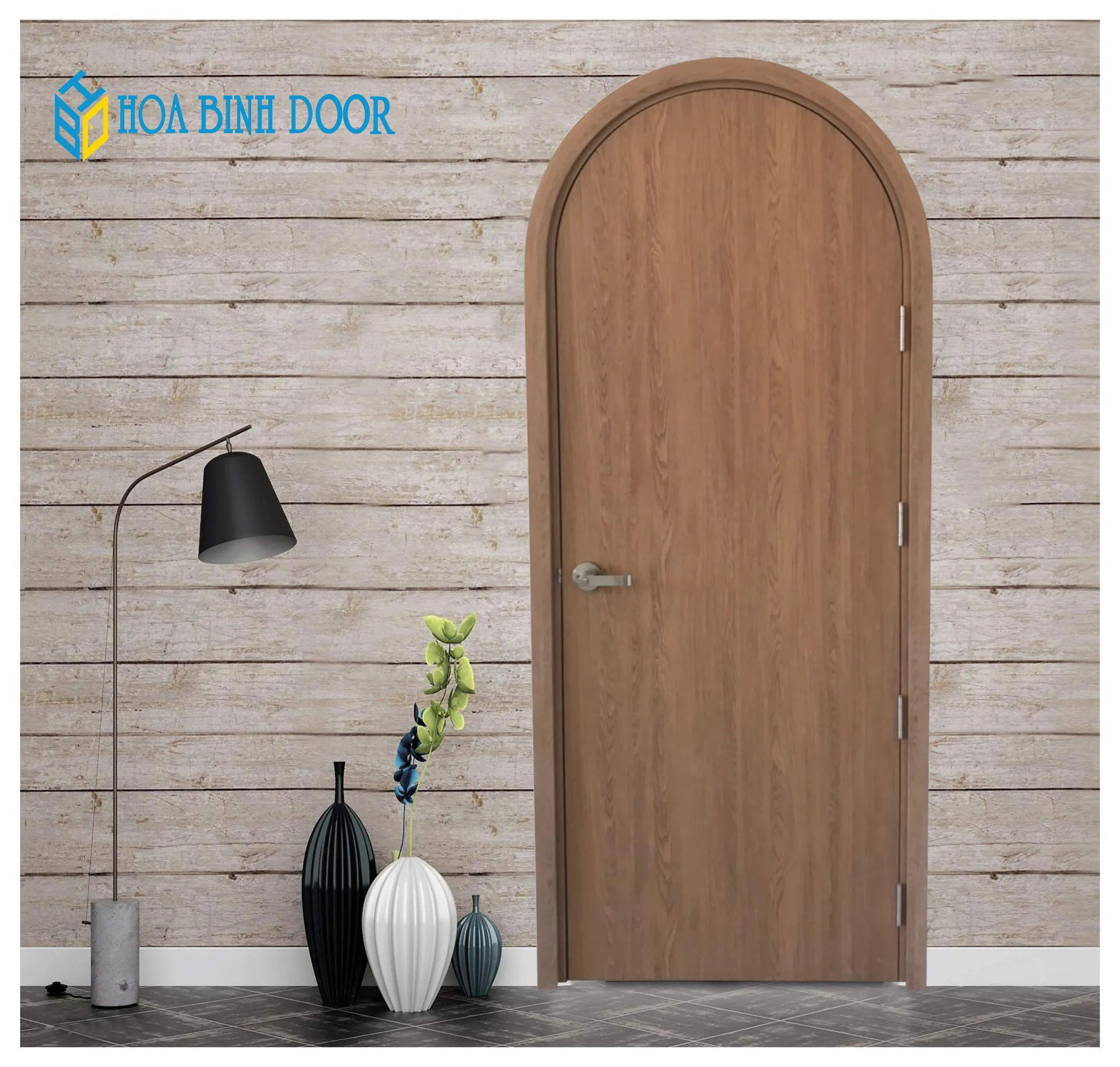 Cửa vòm nhựa composite thiết kế hiện đại