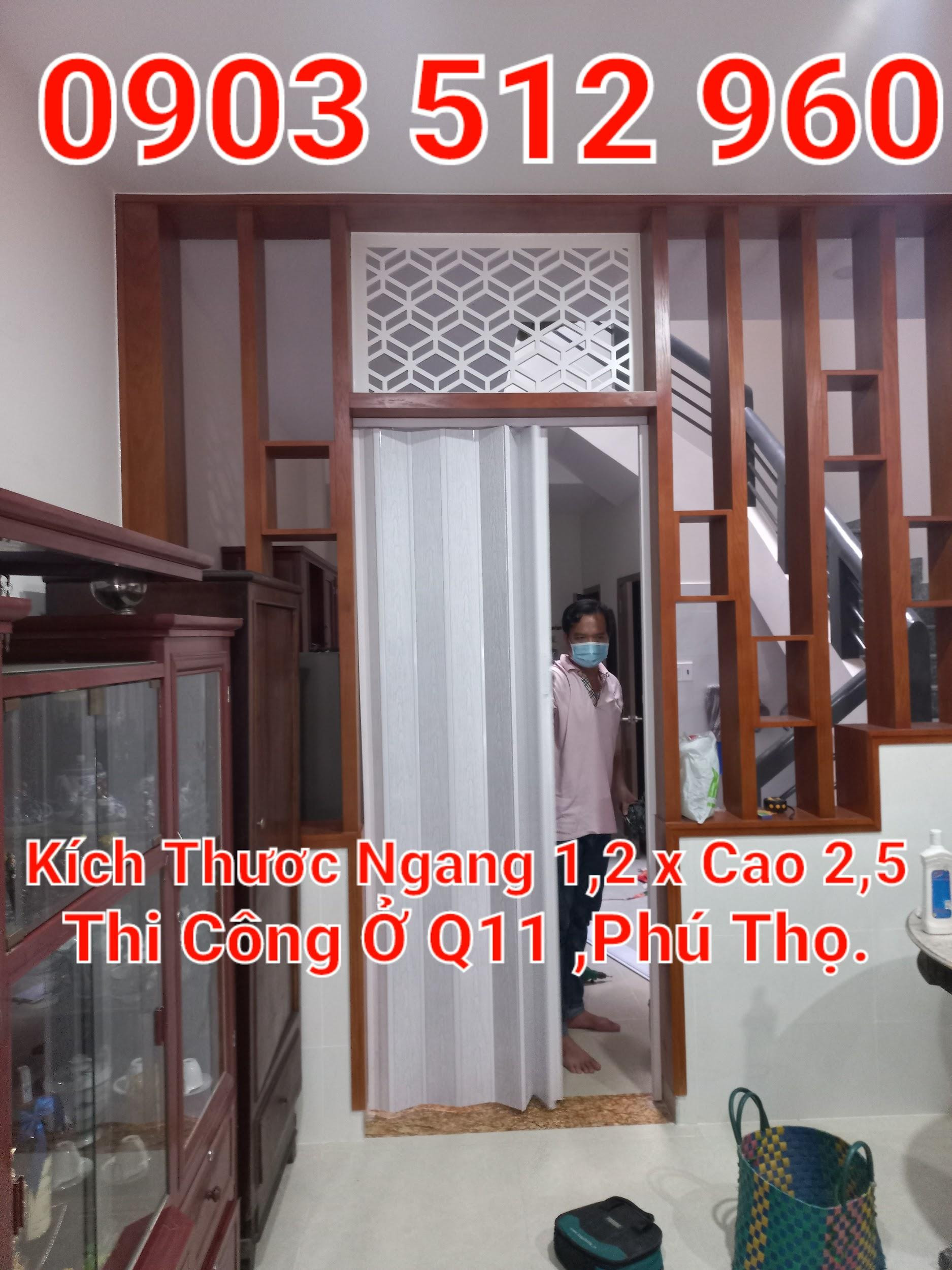 Cửa xếp nhựa cao cấp thiết kế hiện đại cho mọi không gian