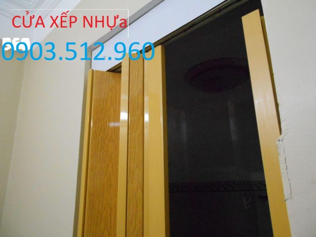 Cửa xếp nhựa nhà vệ sinh tiện lợi, giải pháp tiết kiệm không gian
