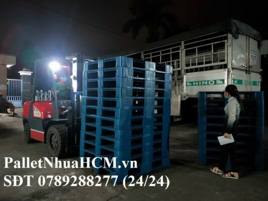 Đội ngũ nhân viên NNM GROUP sẵn sàng tư vấn và cung cấp thông tin chi tiết về các loại pallet nhựa cũ, đảm bảo khách hàng có được hình ảnh của pallet nhựa cũ HCM rõ nét nhất.