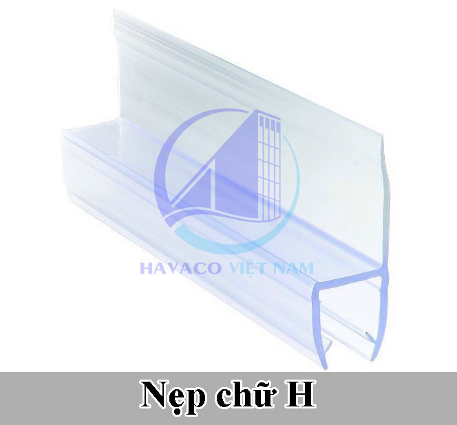 Gioăng nẹp chữ H ngăn nước cho cửa kính quay