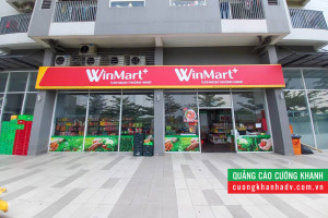 Hình ảnh cửa hàng WinMart+ sau khi thi công