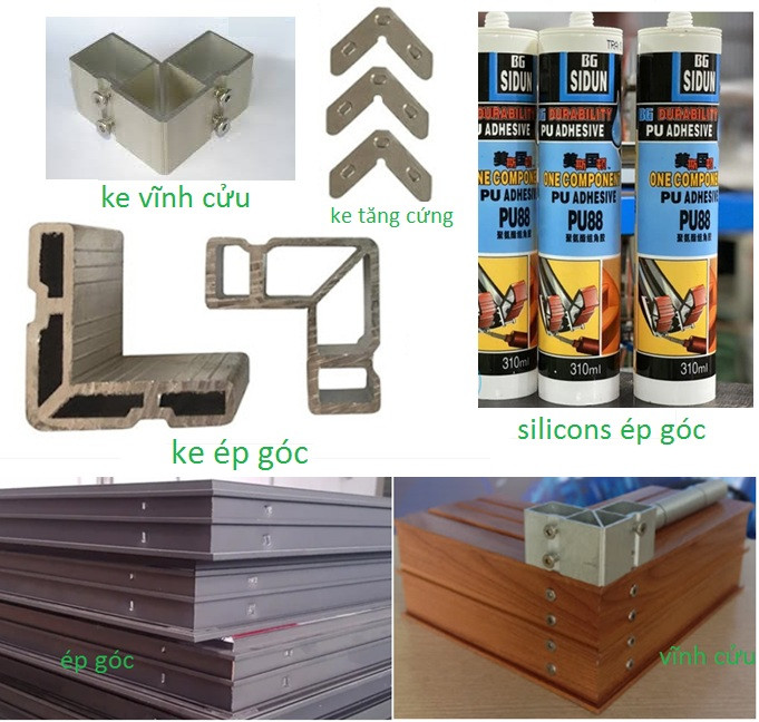 Kỹ thuật gia công khung cửa nhựa lõi thép chuyên nghiệp