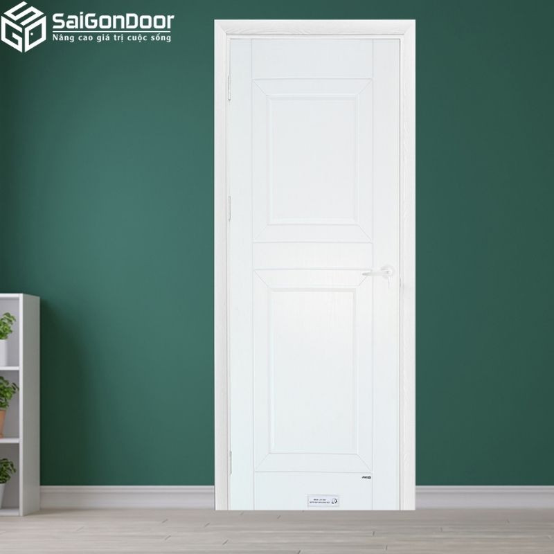 Lớp phủ cao cấp giúp tăng độ bền và thẩm mỹ cho cửa nhựa composite màu trắng