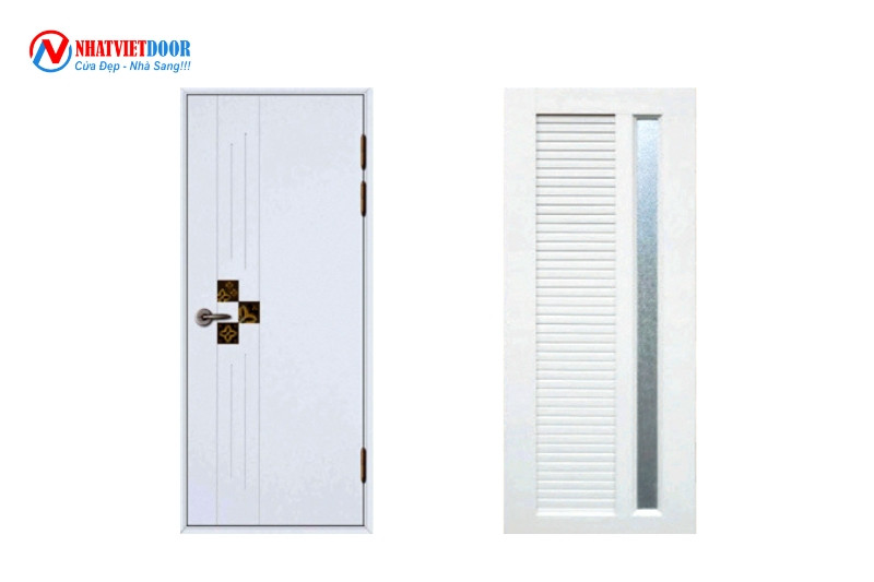 Mẫu cửa có sắc trắng trang nhã