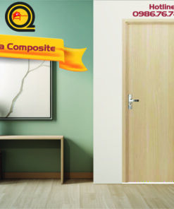 Mẫu cửa nhựa ABS cánh đơn màu sáng hiện đại