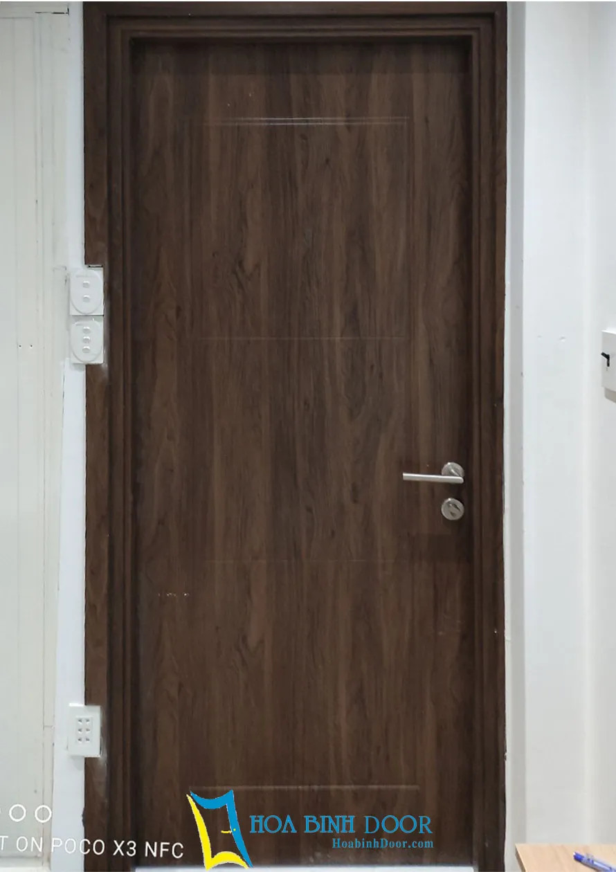 Mẫu cửa nhựa composite hiện đại phòng ngủ