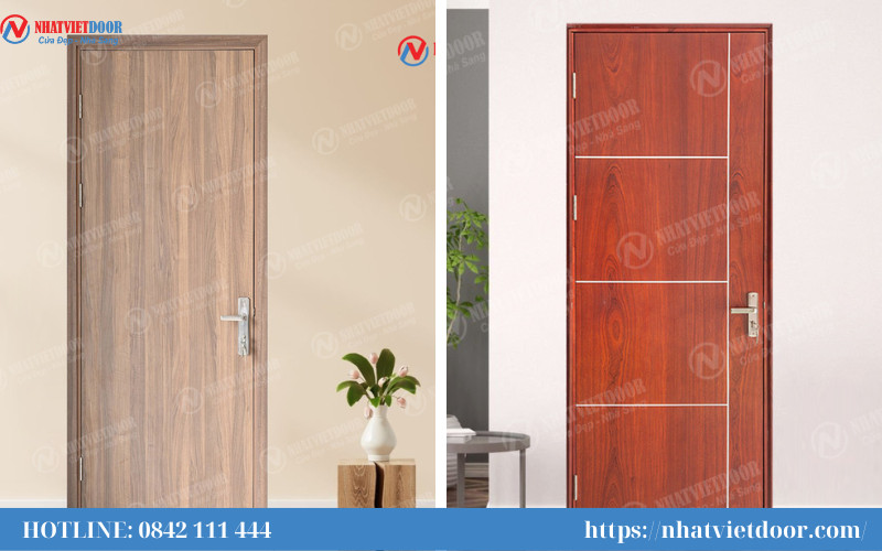 Mẫu cửa nhựa giả gỗ 035