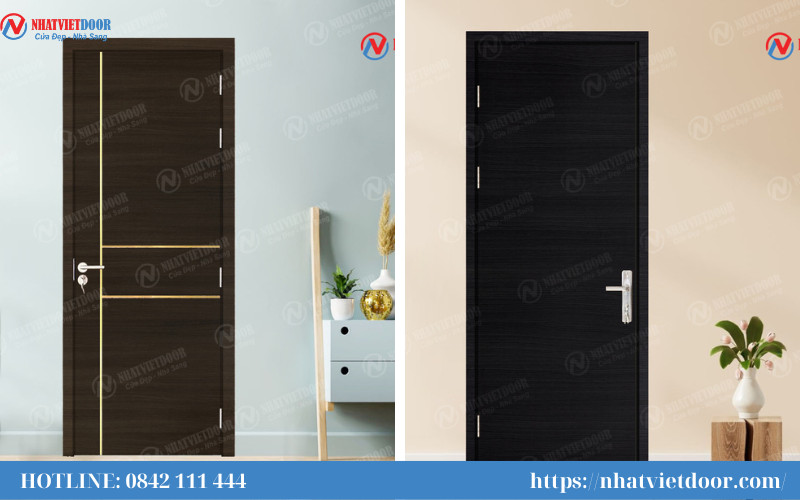 Mẫu cửa nhựa giả gỗ 065