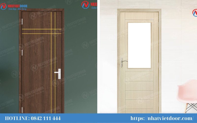 Mẫu cửa nhựa giả gỗ 078