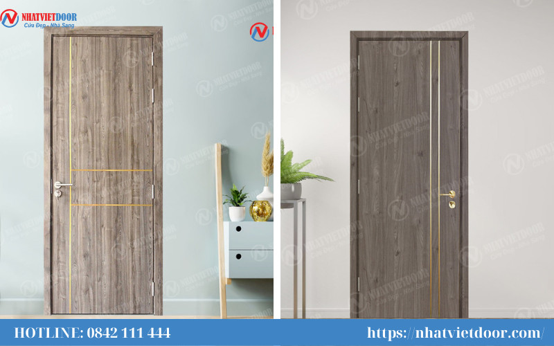 Mẫu cửa nhựa giả gỗ 098