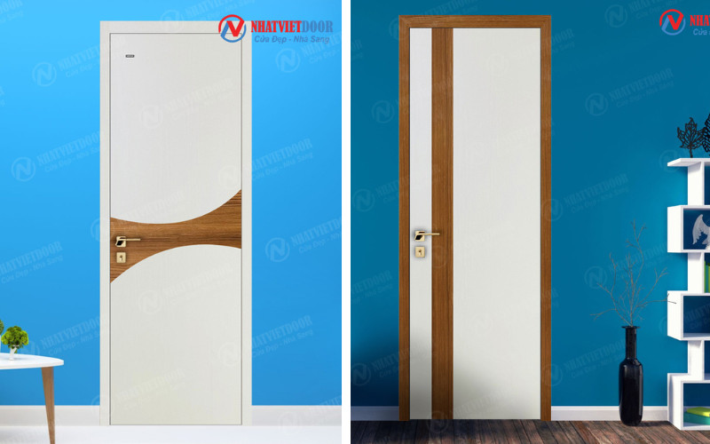 Mẫu cửa nhựa Sungyu màu trắng 01