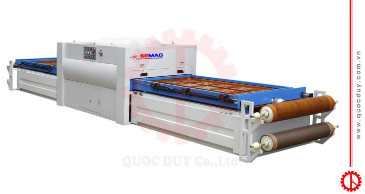 Máy ép hút chân không tự động phủ bề mặt cửa nhựa composite