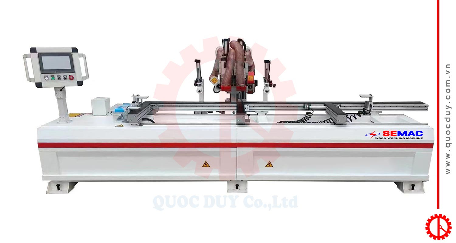 Máy khoan đục mộng ổ khóa cho cửa composite