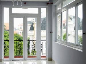 Một công trình nhà ở sử dụng cửa nhựa lõi thép hai cánh của NNM GROUP