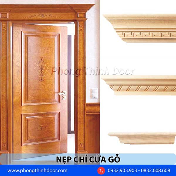 Nẹp chỉ cửa nhựa kết hợp mang lại vẻ đẹp độc đáo