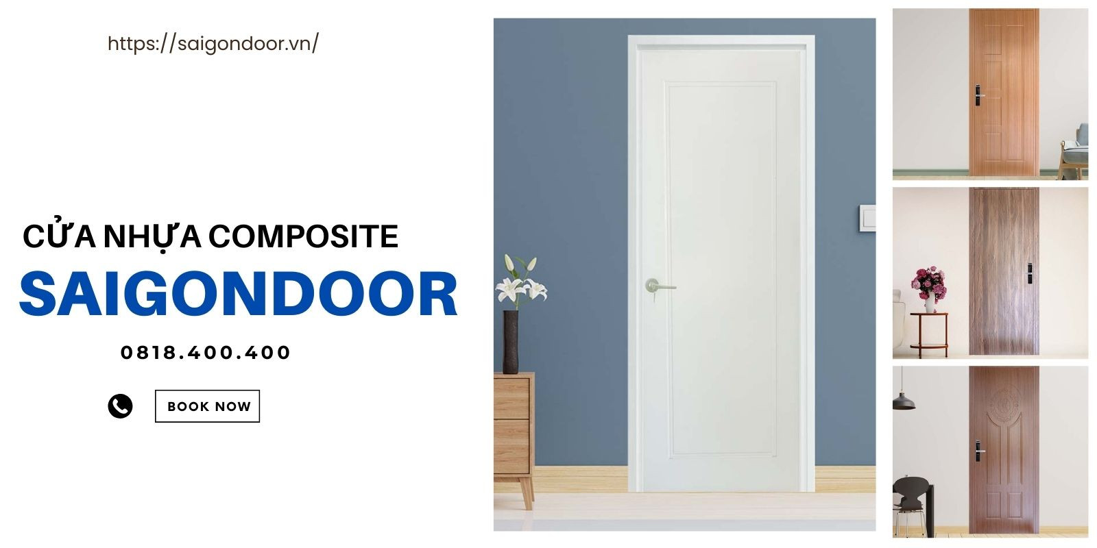 Người tiêu dùng tìm hiểu về các lựa chọn cửa nhựa composite màu trắng trên thị trường