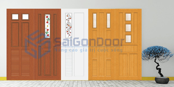 Nguyên liệu composite sản xuất mẫu cửa nhựa giả gỗ chất lượng