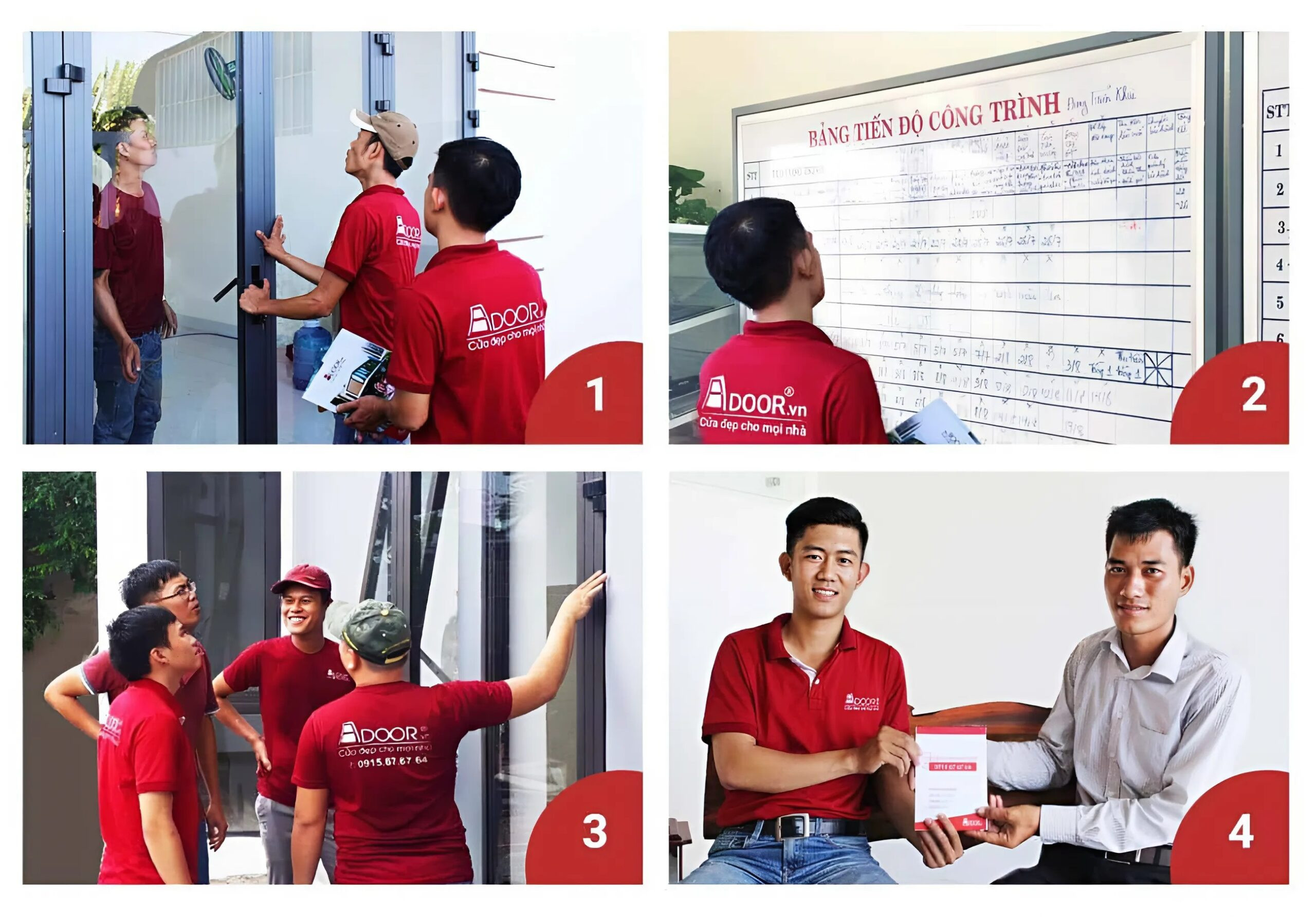 Quy trình lắp đặt và bảo hành cửa nhựa uPVC của NNM GROUP