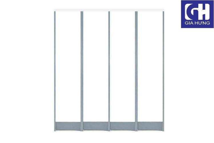 Rèm cửa nhựa PVC trong suốt, bền bỉ với dải nam châm