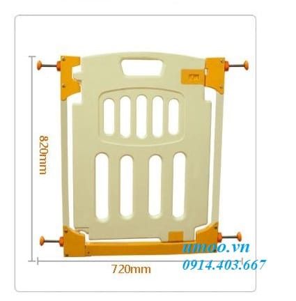 Tấm chắn cửa nhựa đa năng, bảo vệ trẻ khỏi khu vực nguy hiểm
