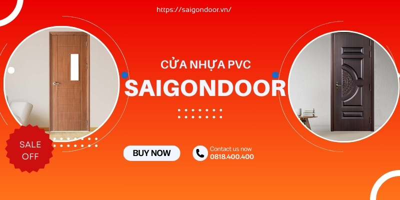 Thiết kế cửa nhựa PVC vân gỗ đẹp mắt, sang trọng