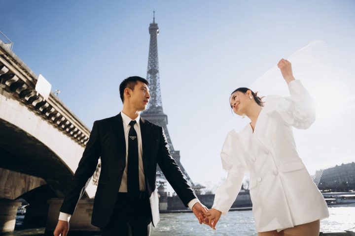 Trần Duy Minh Đạt, thiếu gia Nhựa Duy Tân, cùng vợ Midu tại lễ cưới sang trọng.