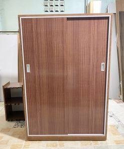 Tủ nhựa cửa lùa vân gỗ hiện đại