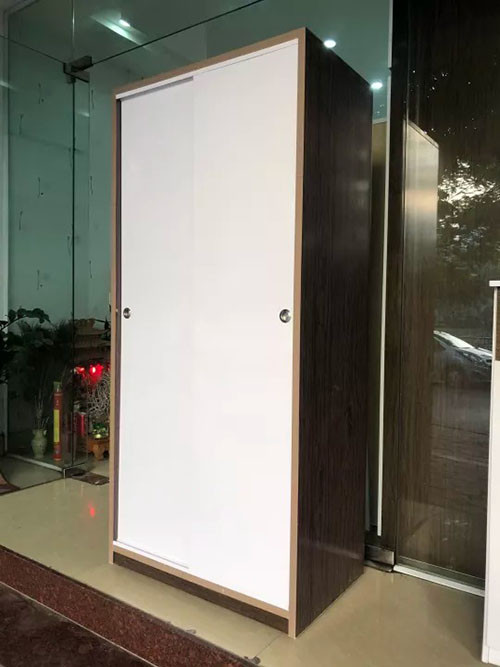 Tủ quần áo nhựa giả gỗ cửa lùa cao cấp