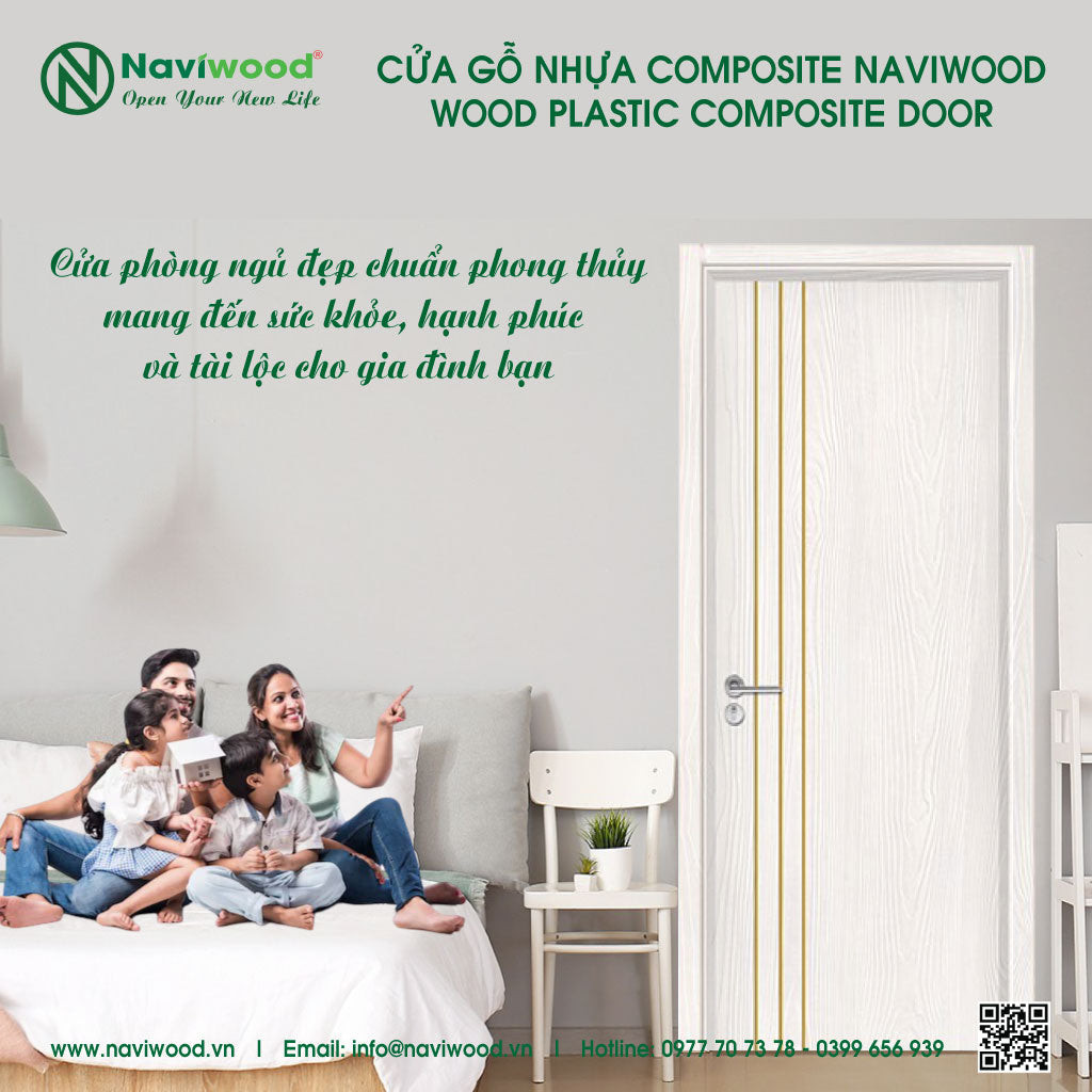 Ứng dụng đa dạng của cửa gỗ nhựa Naviwood trong không gian sống