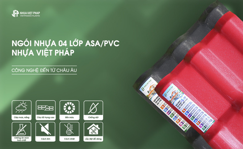 Ưu điểm cách nhiệt của tôn nhựa