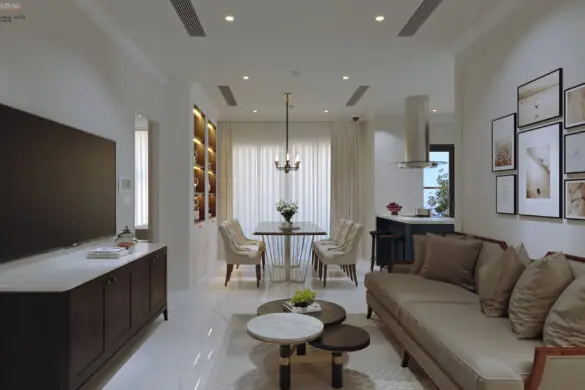 Tổng hợp các mẫu ảnh thiết kế căn 3 phòng ngủ đẹp và tiện nghi