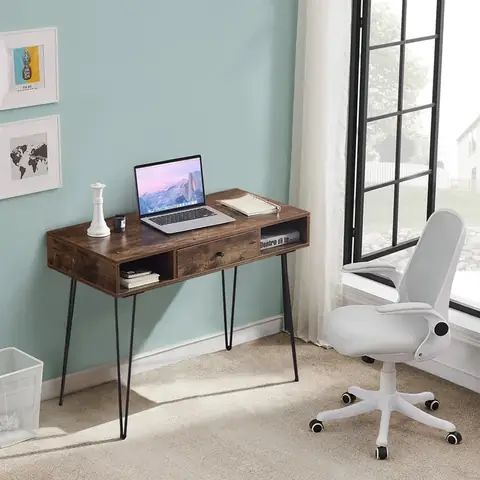 bàn làm việc nhỏ gọn trong phòng ngủ