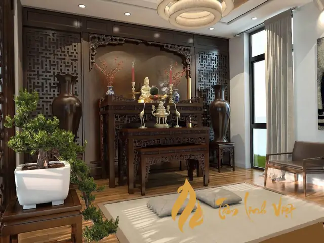 Lý do không được đặt bàn thờ dưới phòng ngủ
