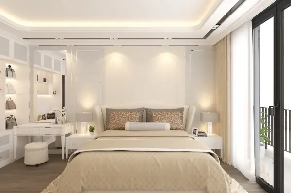 bàn trang điểm để phòng ngủ