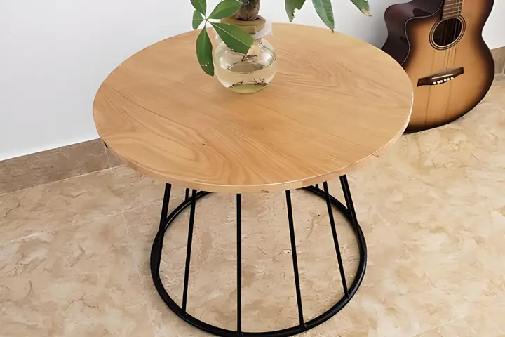 Bàn Tròn Mini Để Trong Phòng Ngủ: Hướng Dẫn Chọn & Bố Trí Tối Ưu